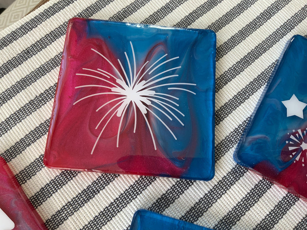 Patriotic Coaster Set of 4
