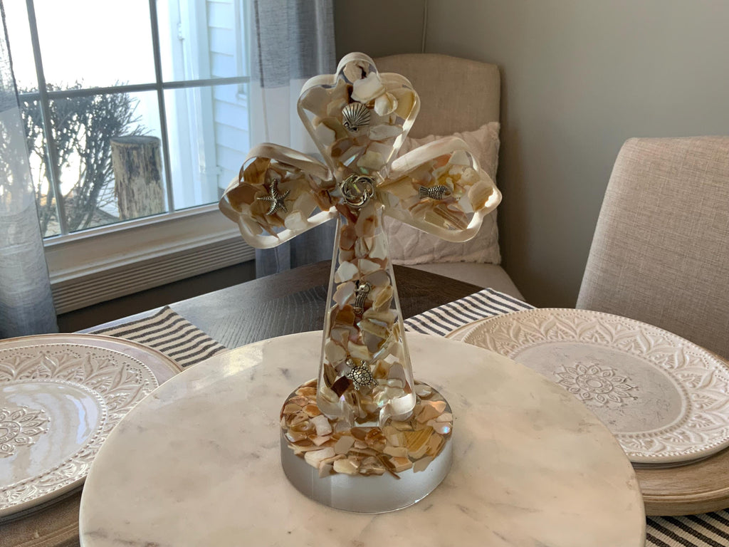 Large Standing Lighted Cross