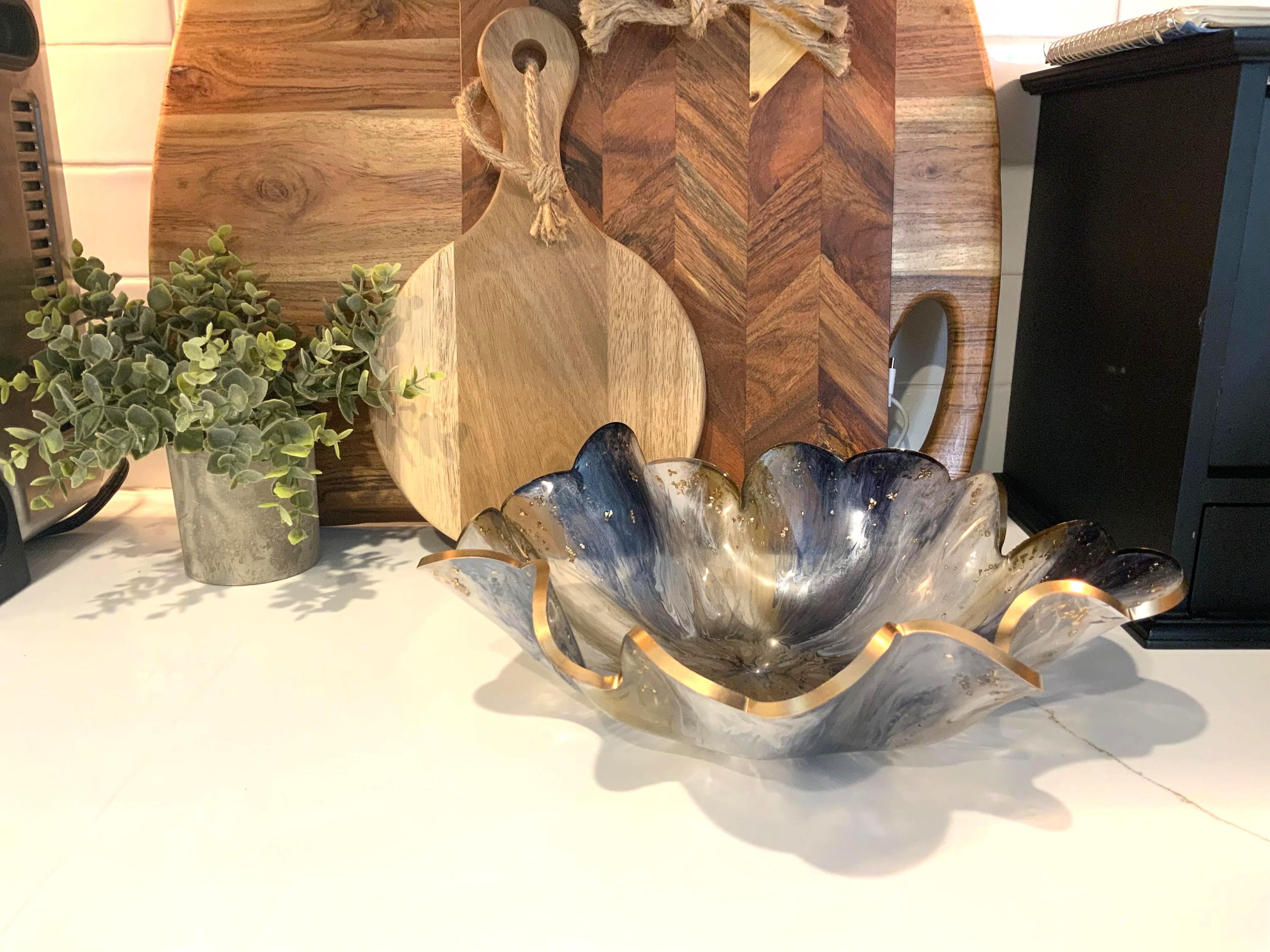 Resin Brass and Sass Decorative Bowl
