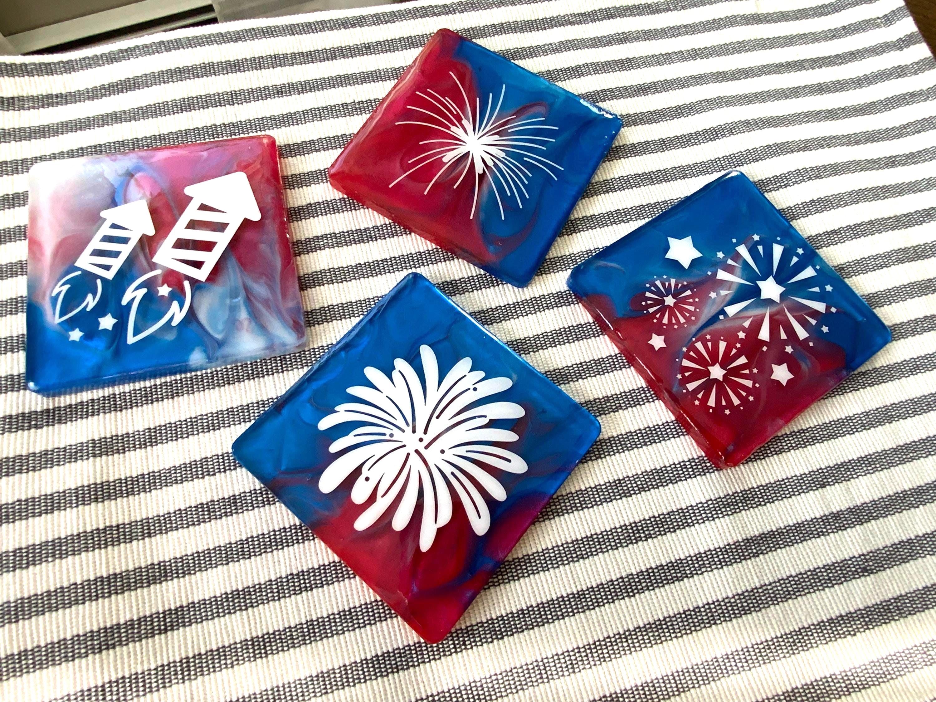 Patriotic Coaster Set of 4