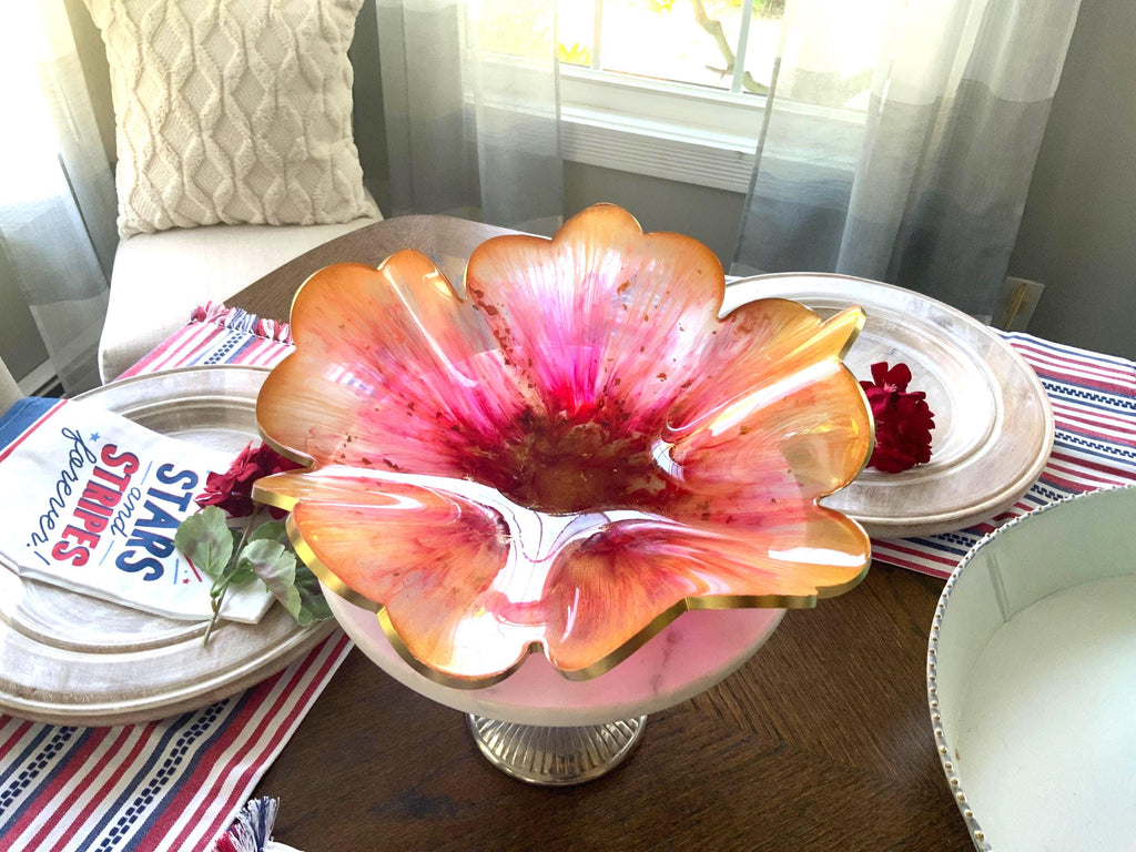 Resin Golden Sun Bowl
