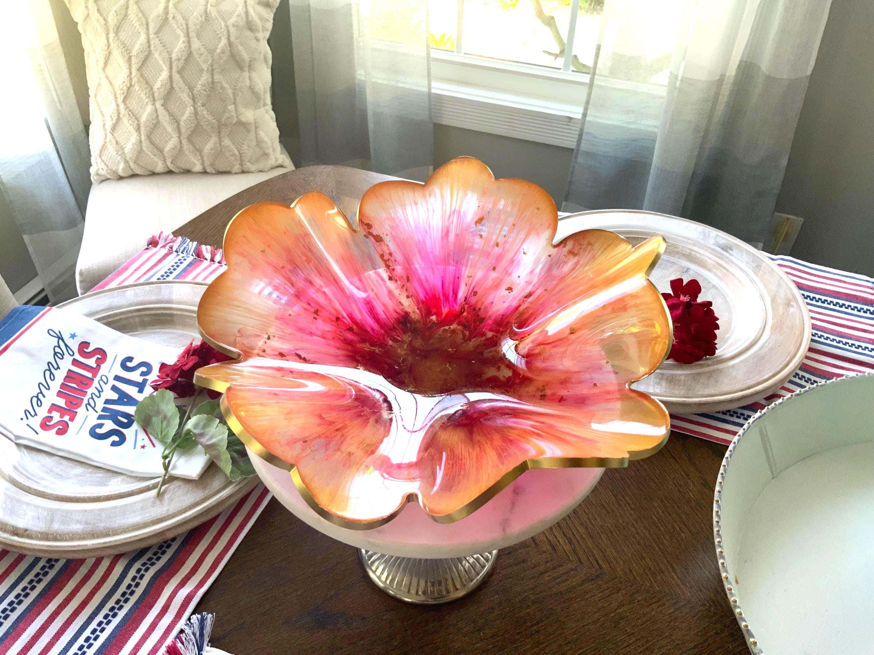 Resin Golden Sun Bowl
