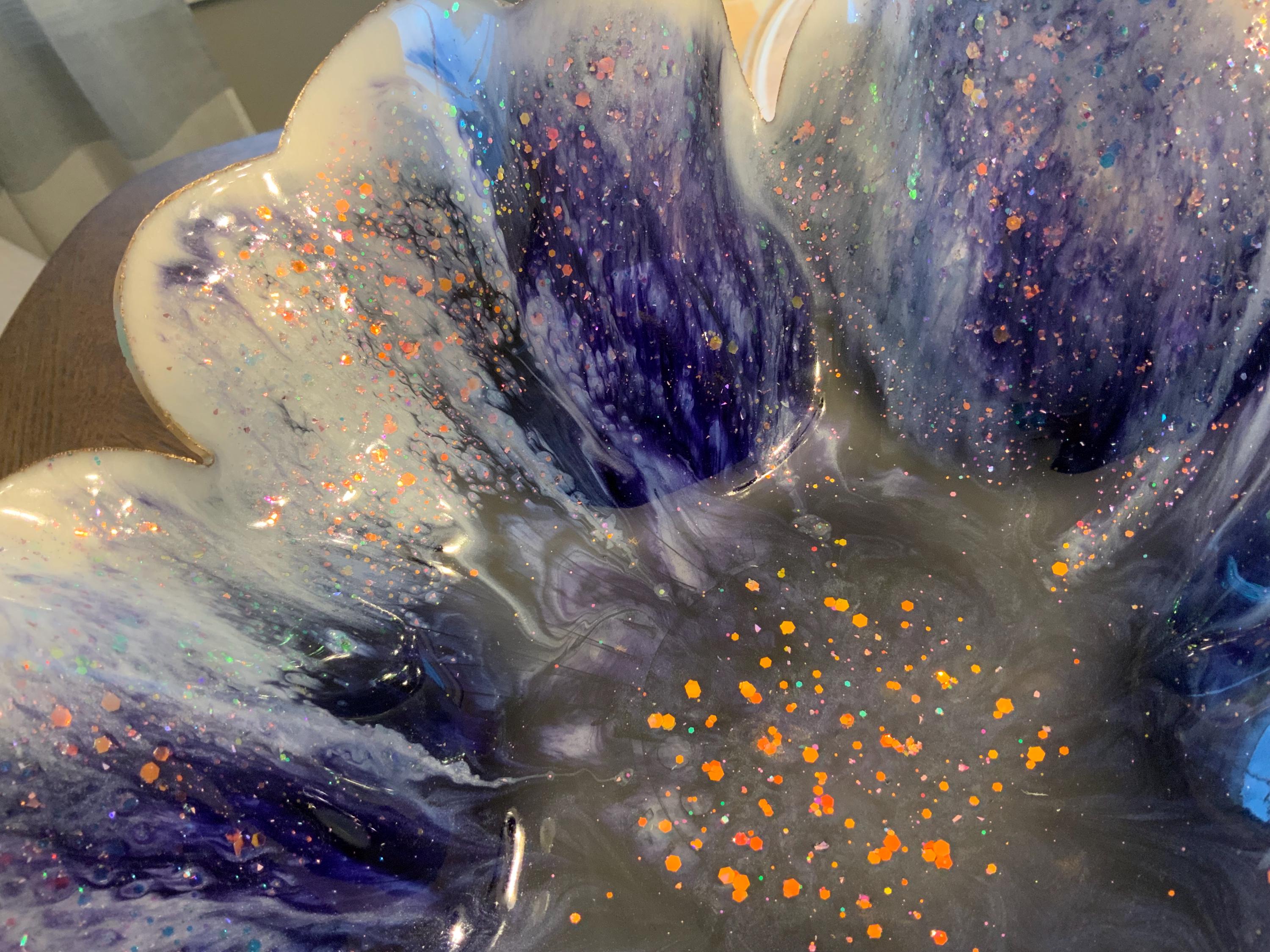 Resin Purple Mermaid Bowl