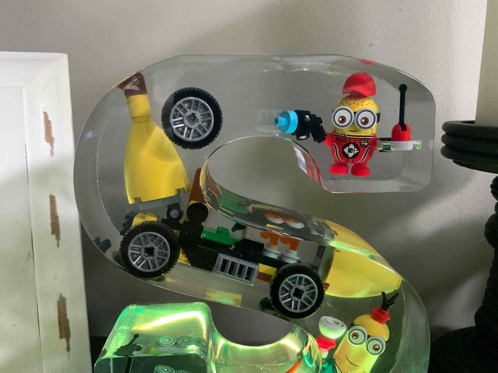 Minion Resin Lighted Letter – Letters A–Z – Kids Night Light Decor
