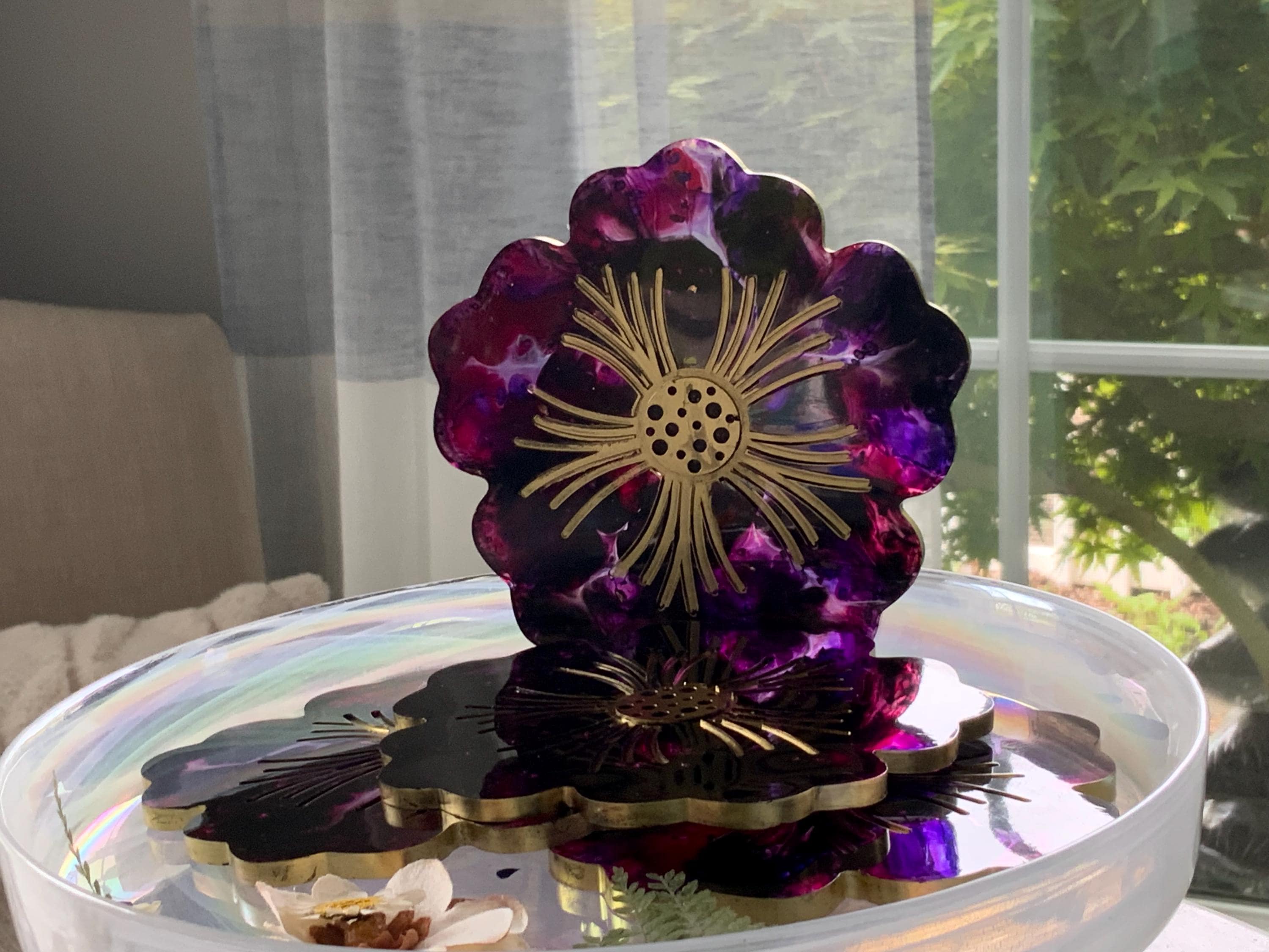 Amethyst Coasters set of 4