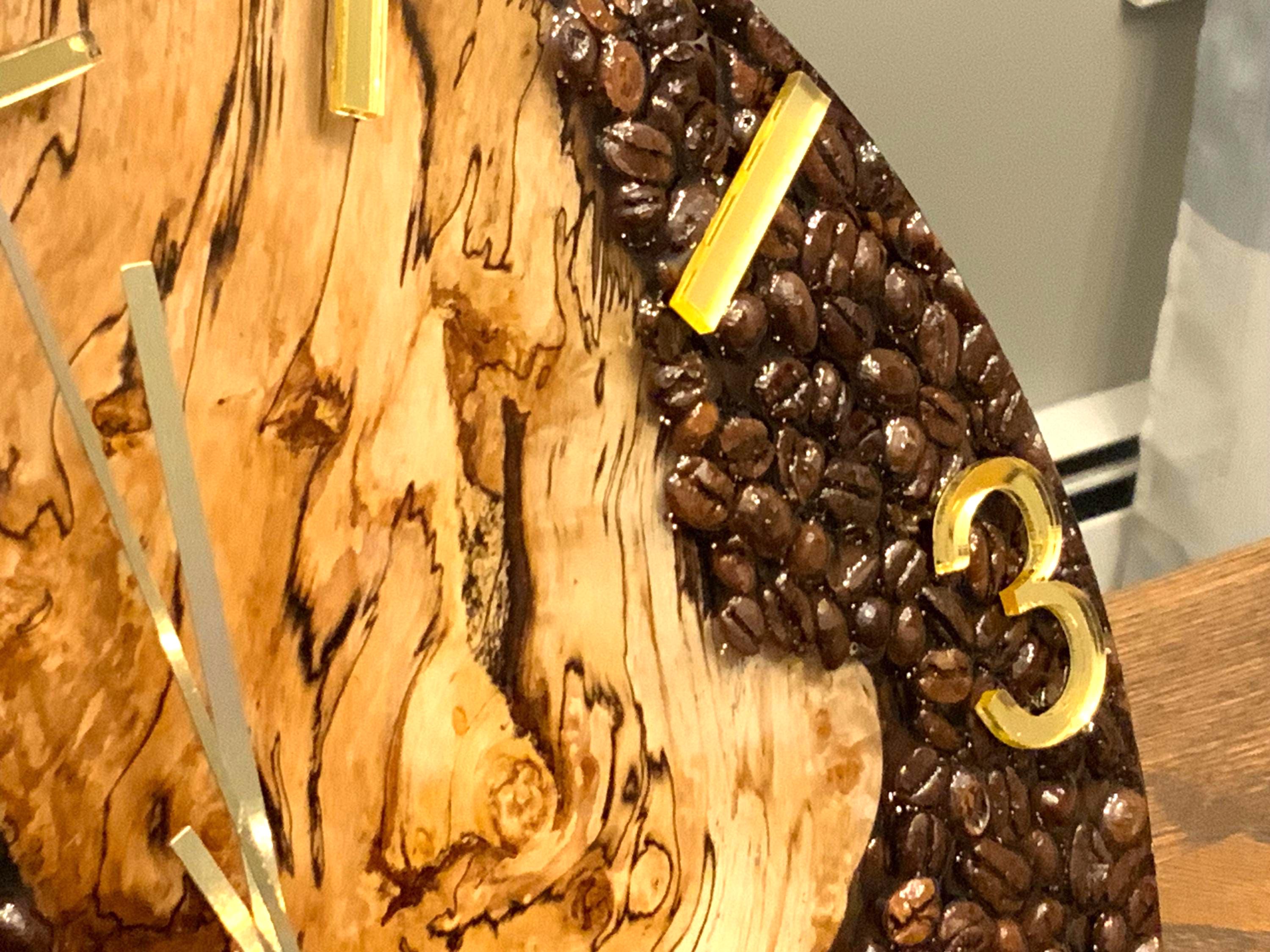 Coffee Bean Clock