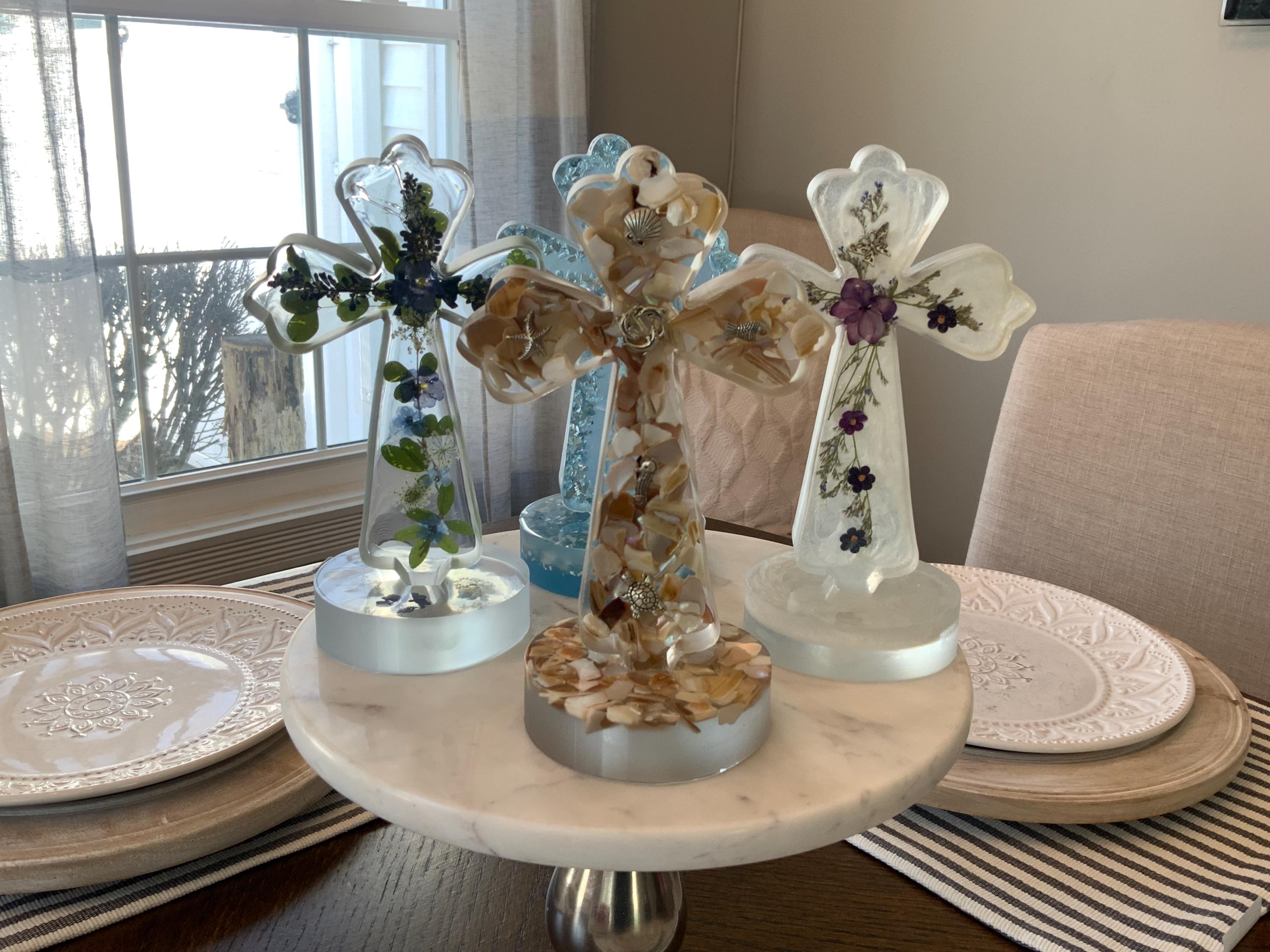 Large Standing Lighted Cross