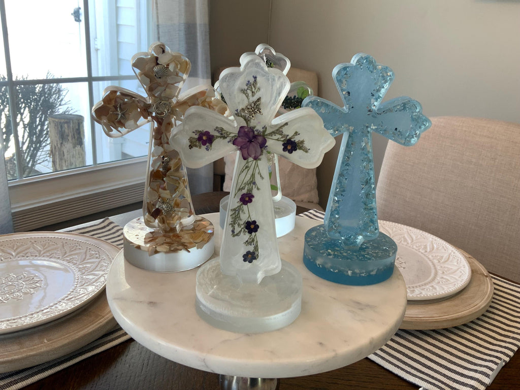 Large Standing Lighted Cross