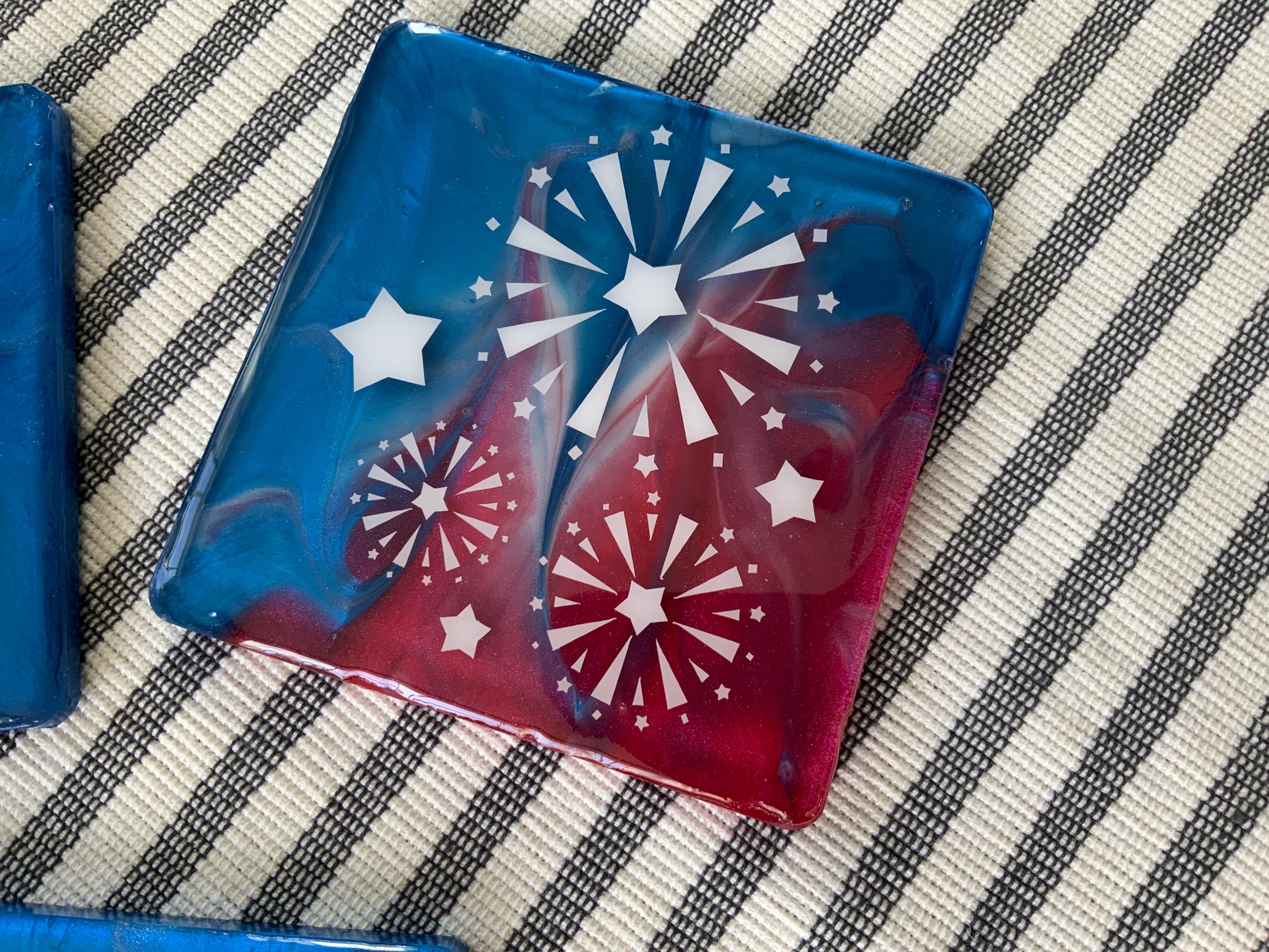 Patriotic Coaster Set of 4