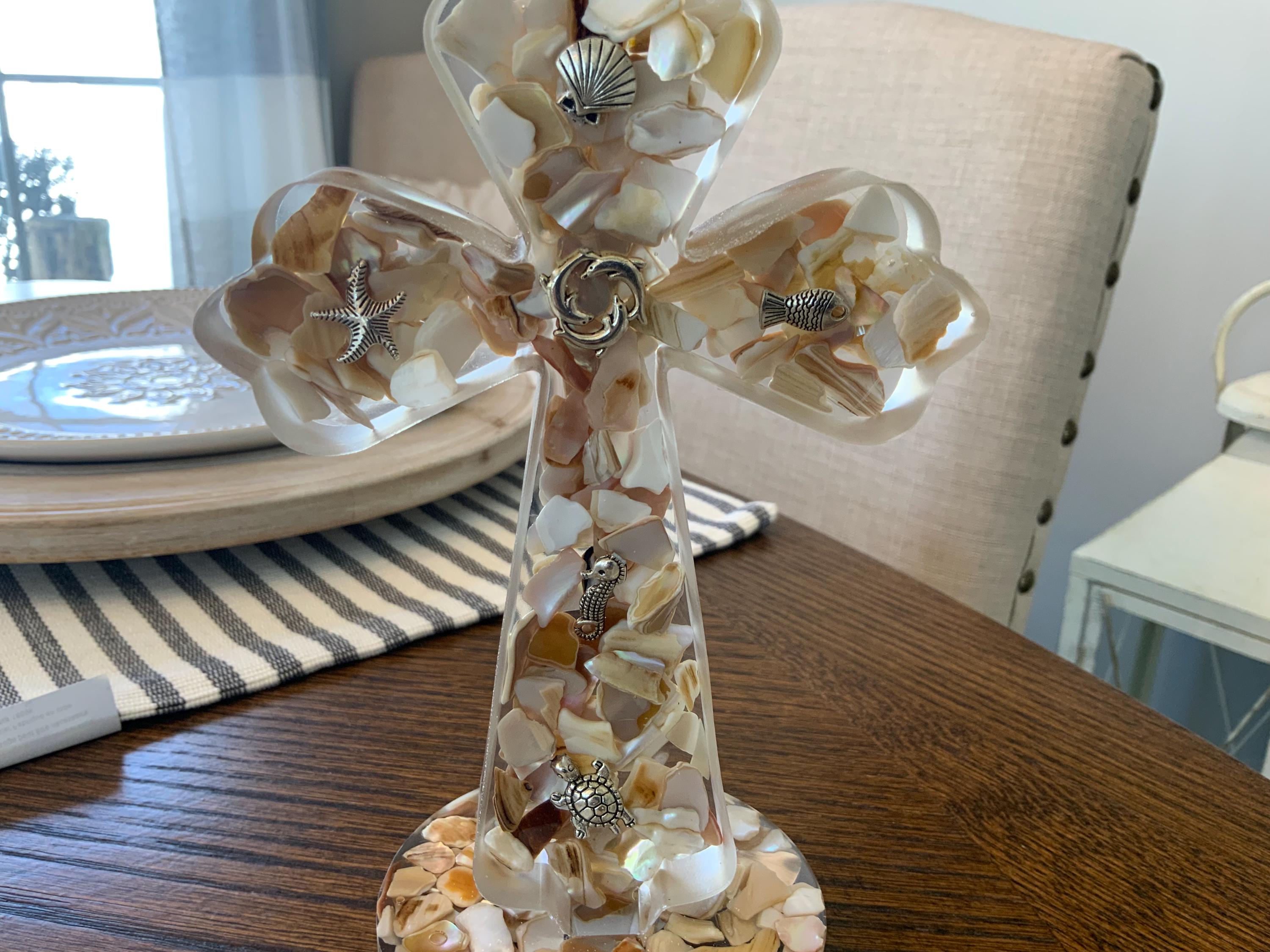 Large Standing Lighted Cross