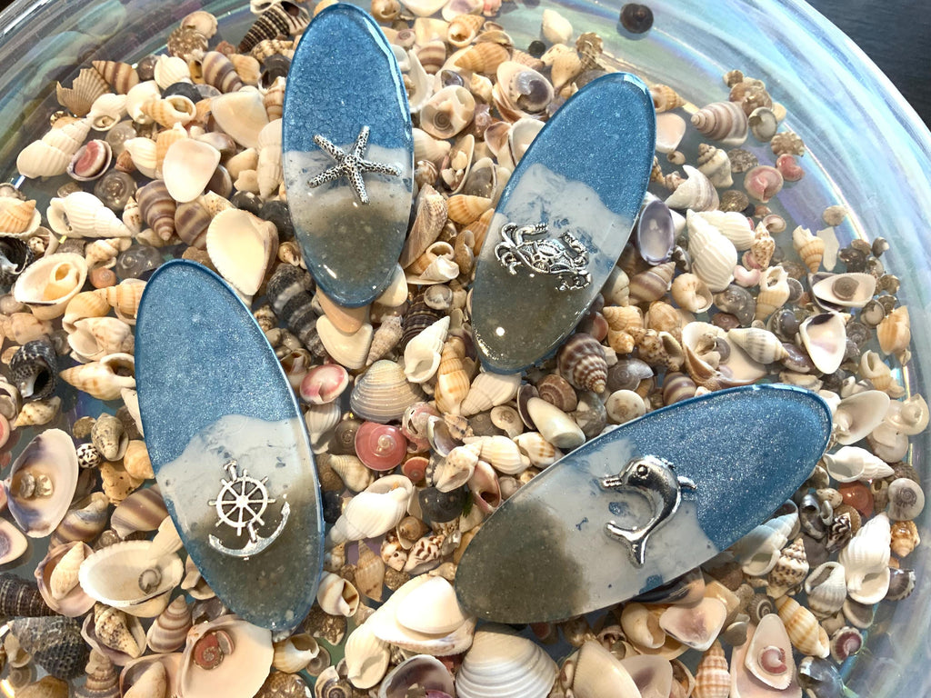 By the Sea Hair Clips