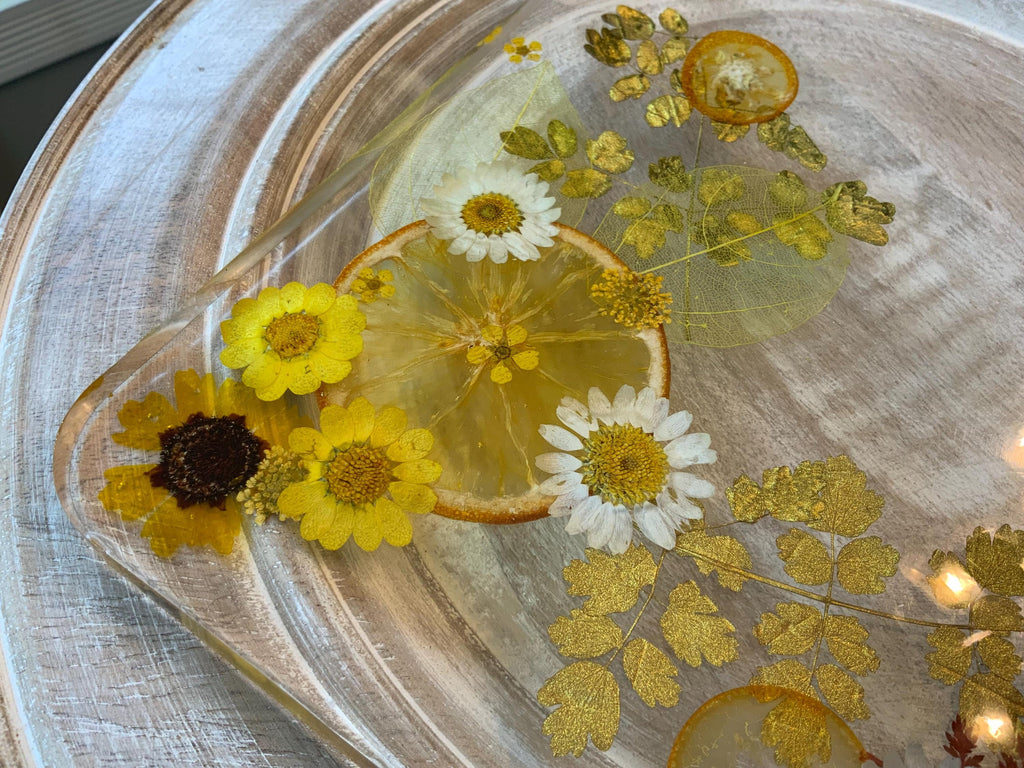 Blue Fig Charcuterie Board: Floral & Berry Design