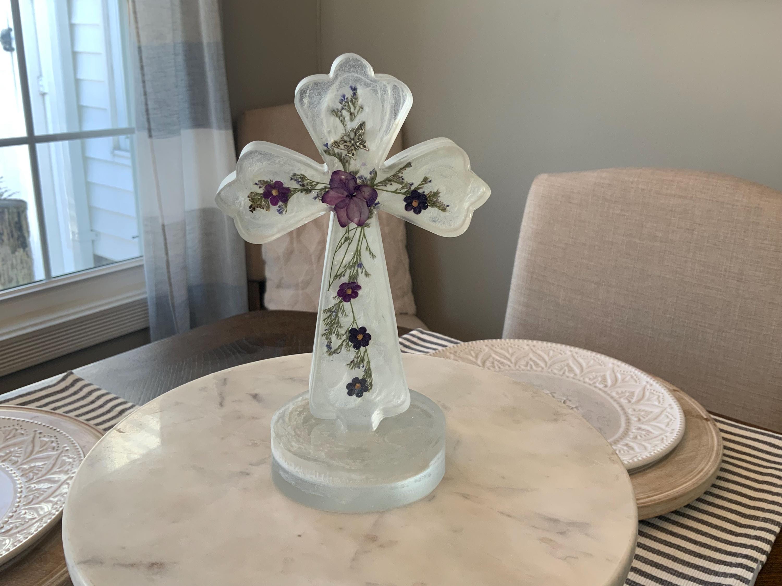 Large Standing Lighted Cross