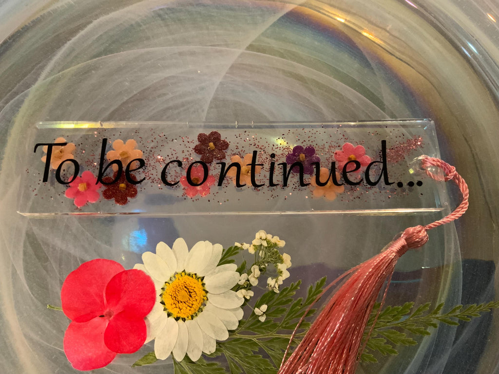 Pink and Red Flower Book Mark