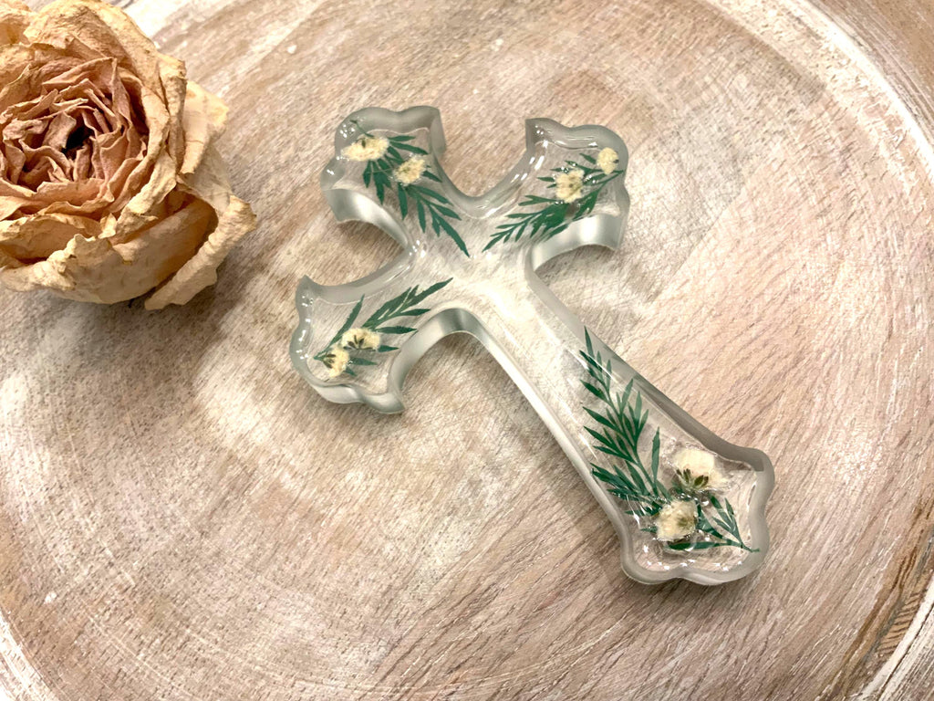 Personalized Communion Cross: Christening Favor, Confirmation Gift