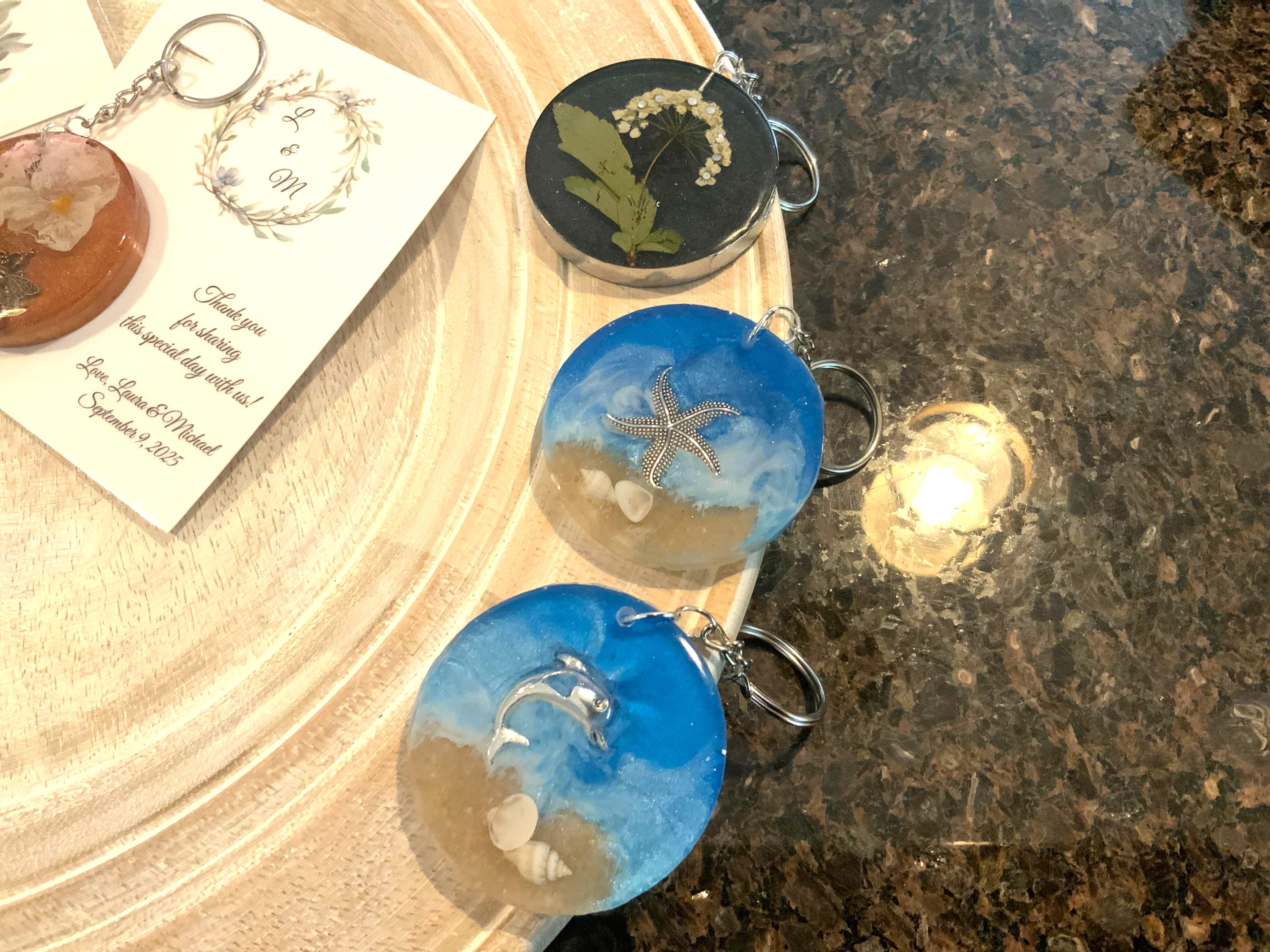 Guest Favor Keychain Keepsake