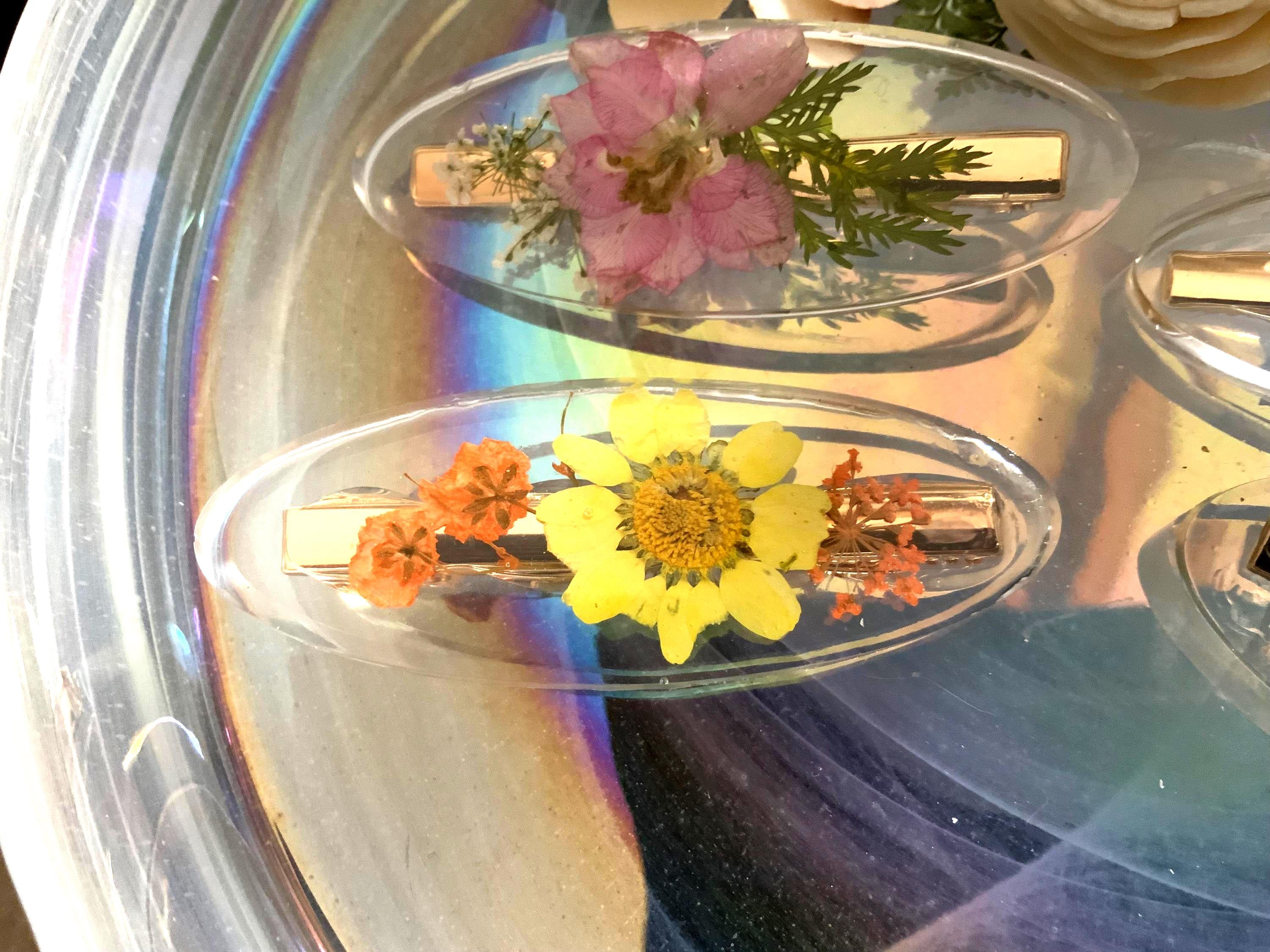 Floral Hair Clips