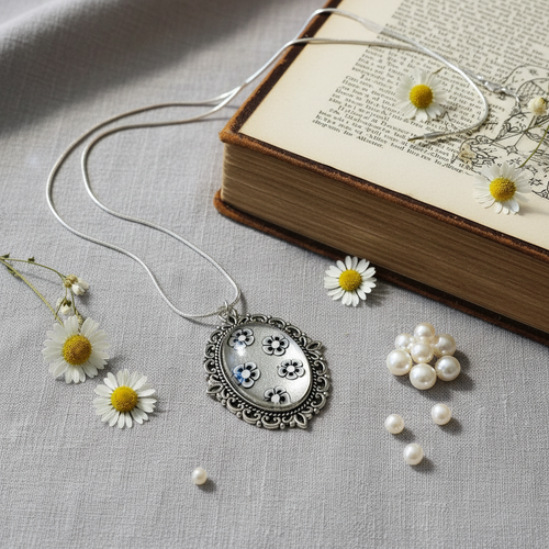 Antique Oval - Vintage Book