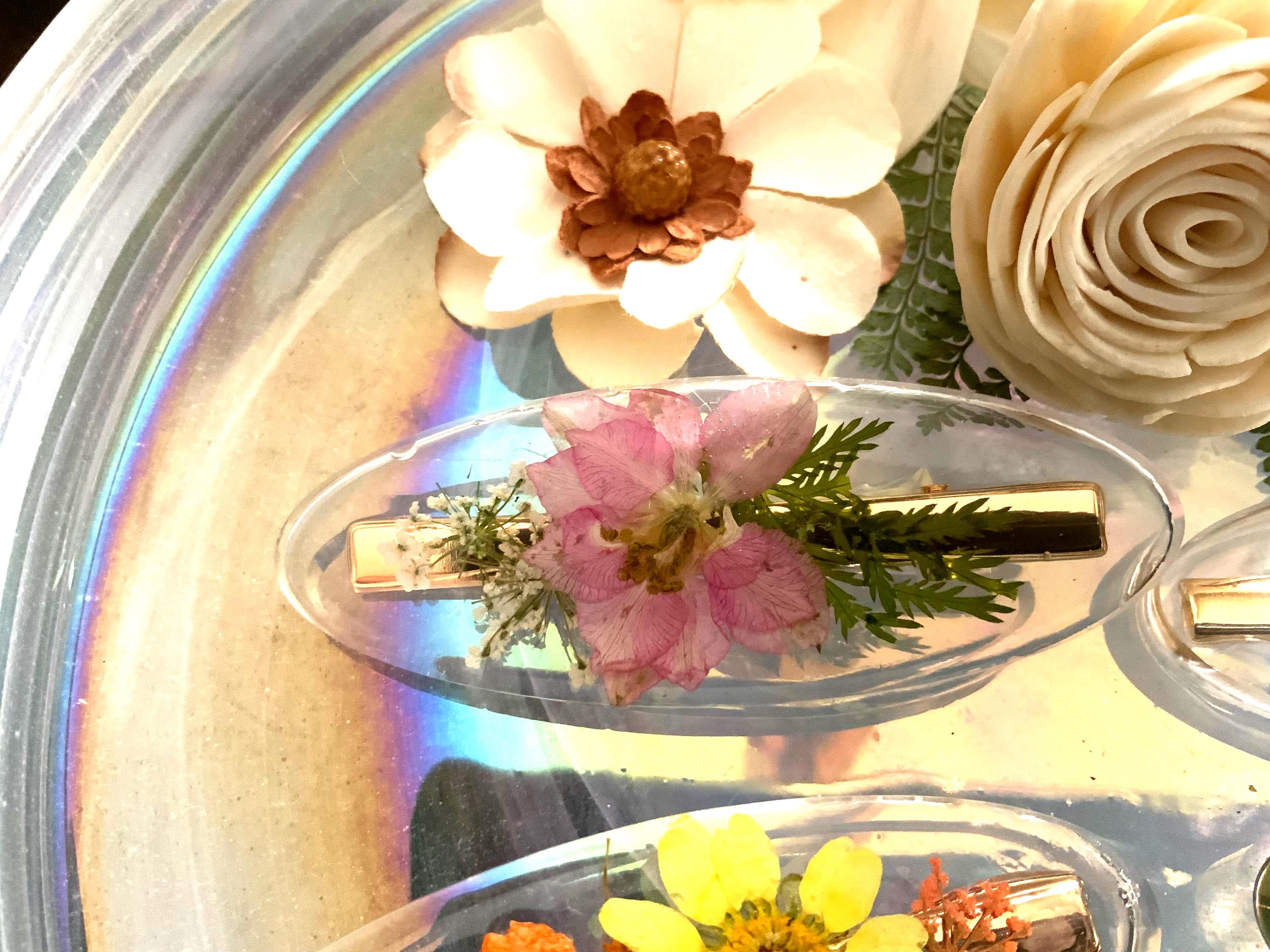 Floral Hair Clips
