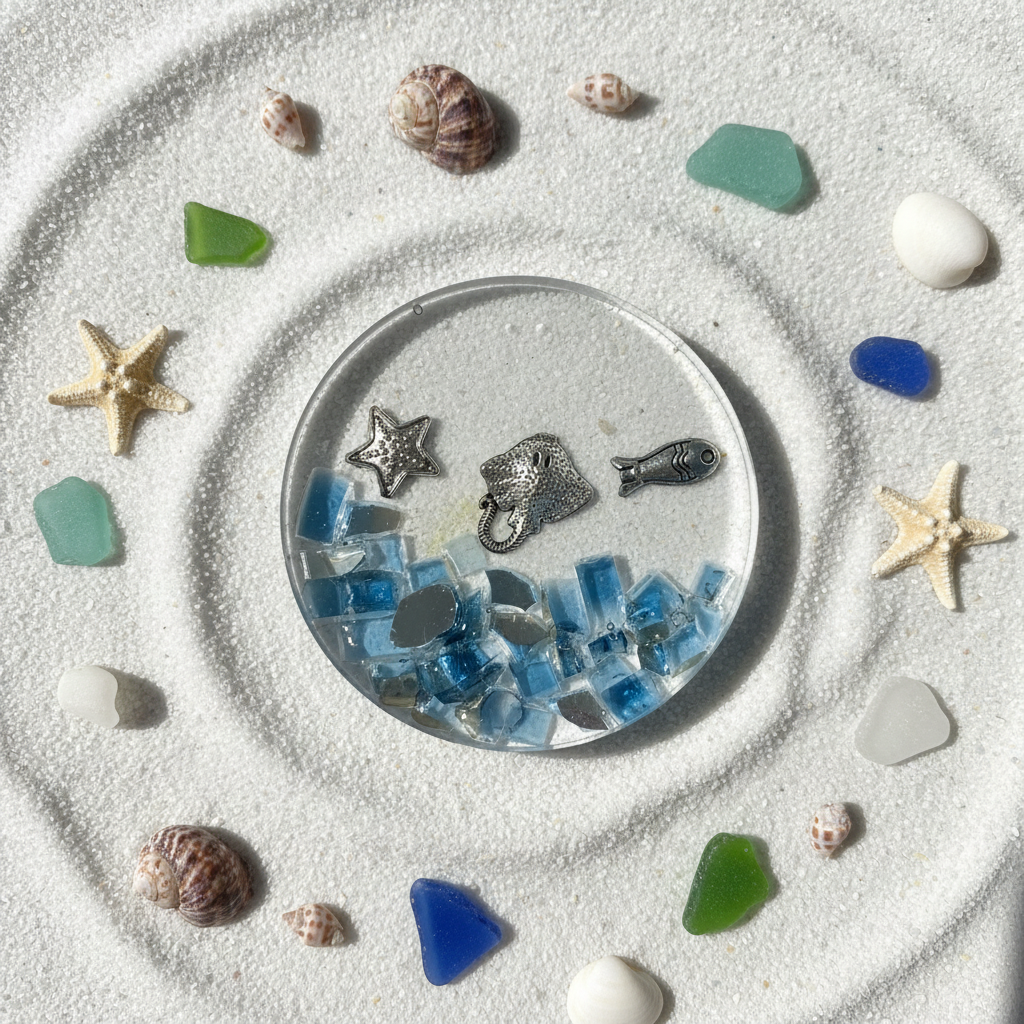 Beachy flat lay