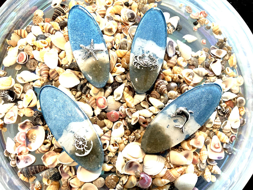 By the Sea Hair Clips
