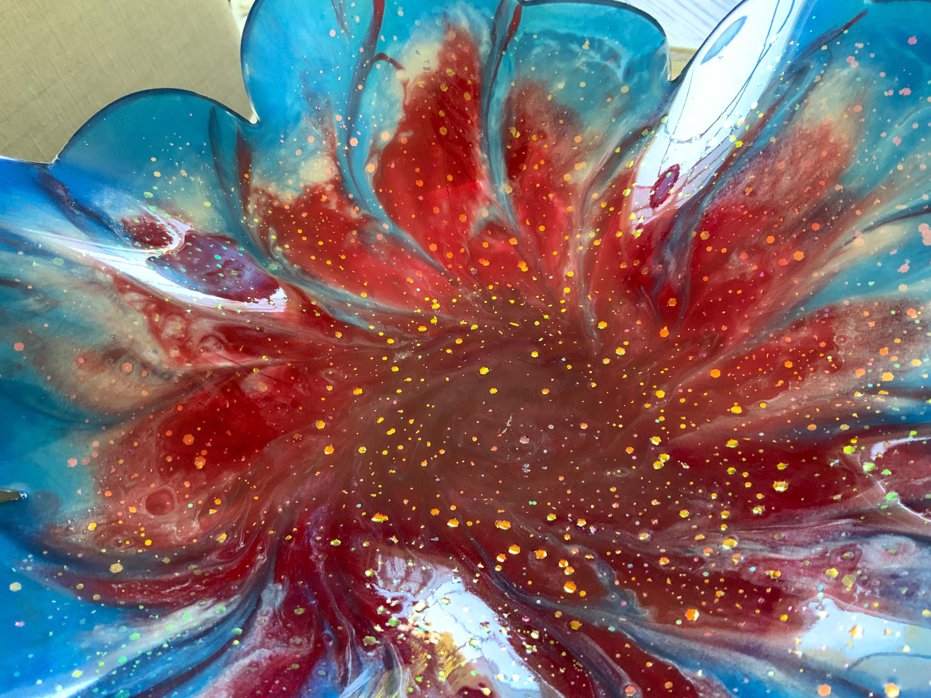 Resin Patriotic Glory Decorative Bowl
