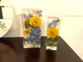 Floral Bookends: Decorative Library, Kitchen, Office Decor