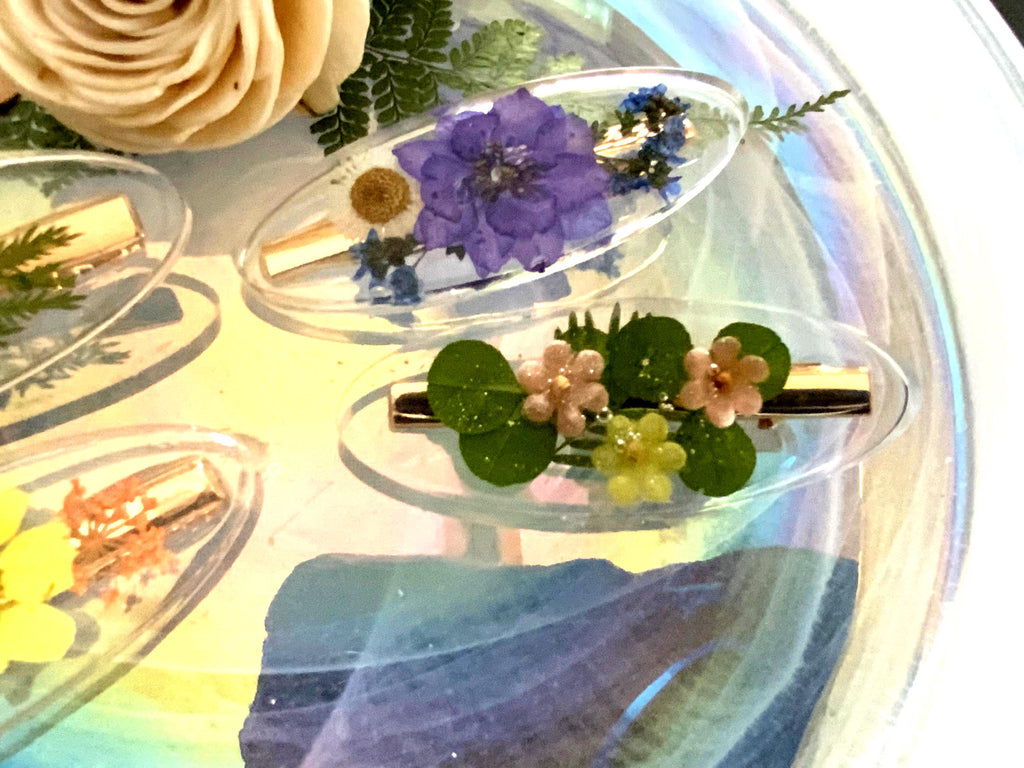 Floral Hair Clips