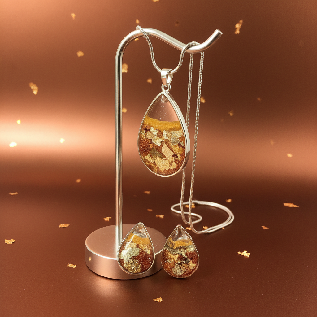 Copper display stand