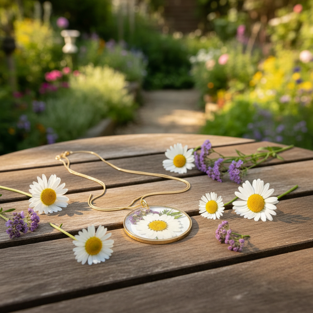 Cottage garden scene