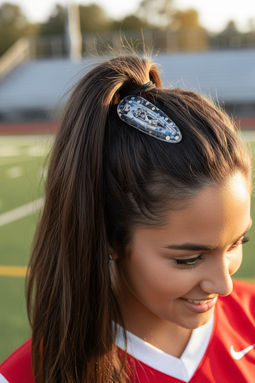 Custom Resin Hair Clips – Choose Your Color or Design - The Glossy Gift Shop