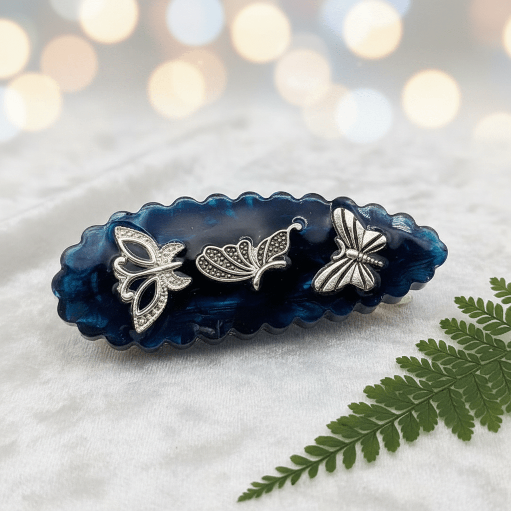 Custom Resin Hair Clips – Choose Your Color or Design - The Glossy Gift Shop