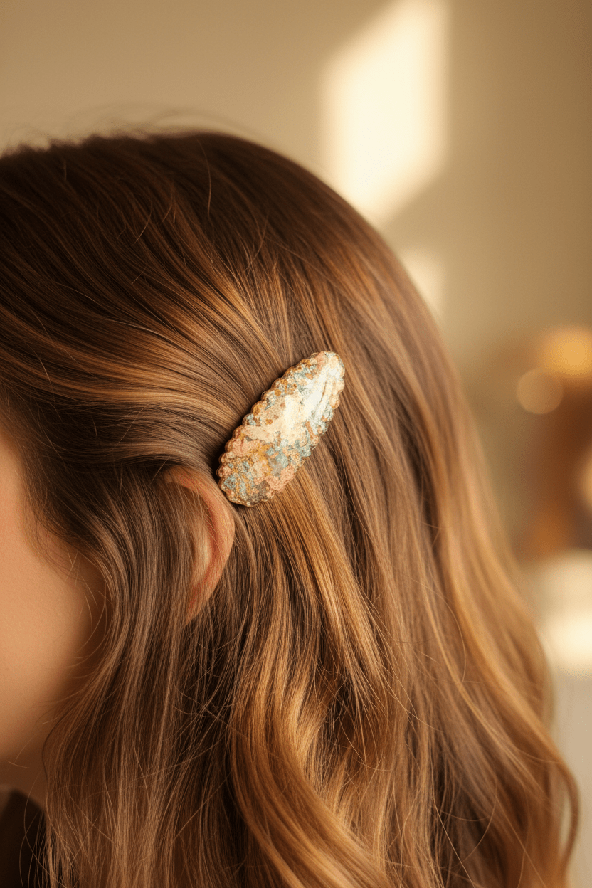 Custom Resin Hair Clips – Choose Your Color or Design - The Glossy Gift Shop