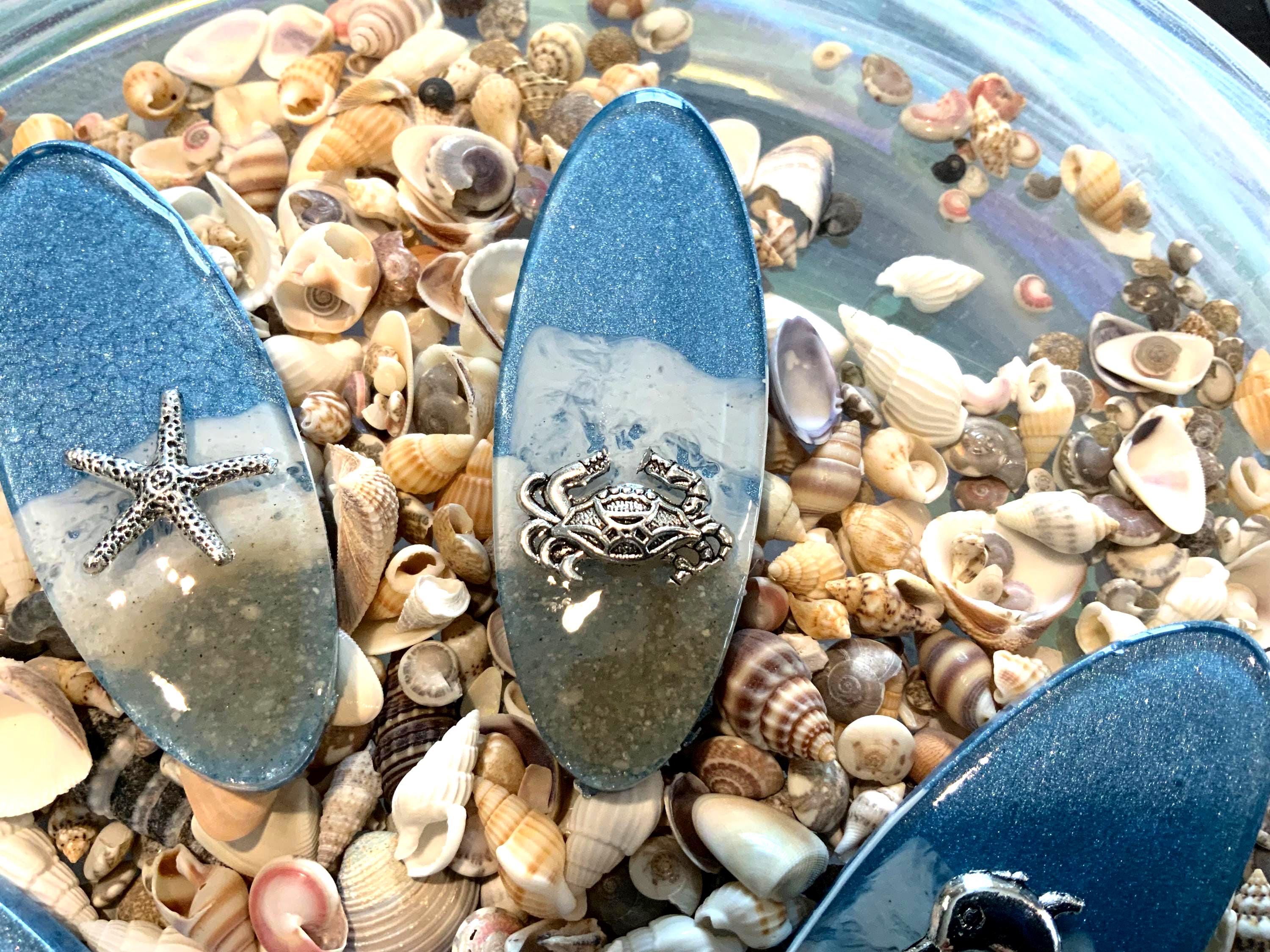 By the Sea Hair Clips