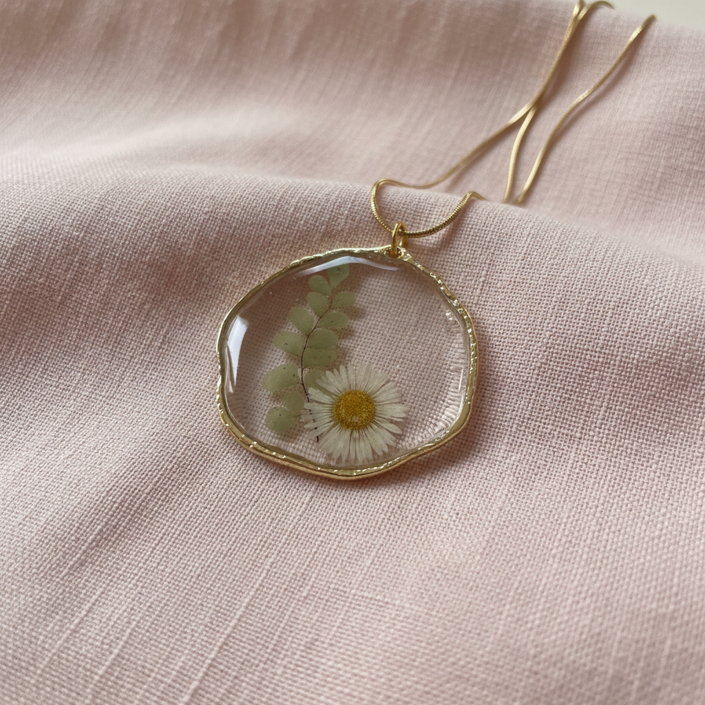 Daisy Round Pendant