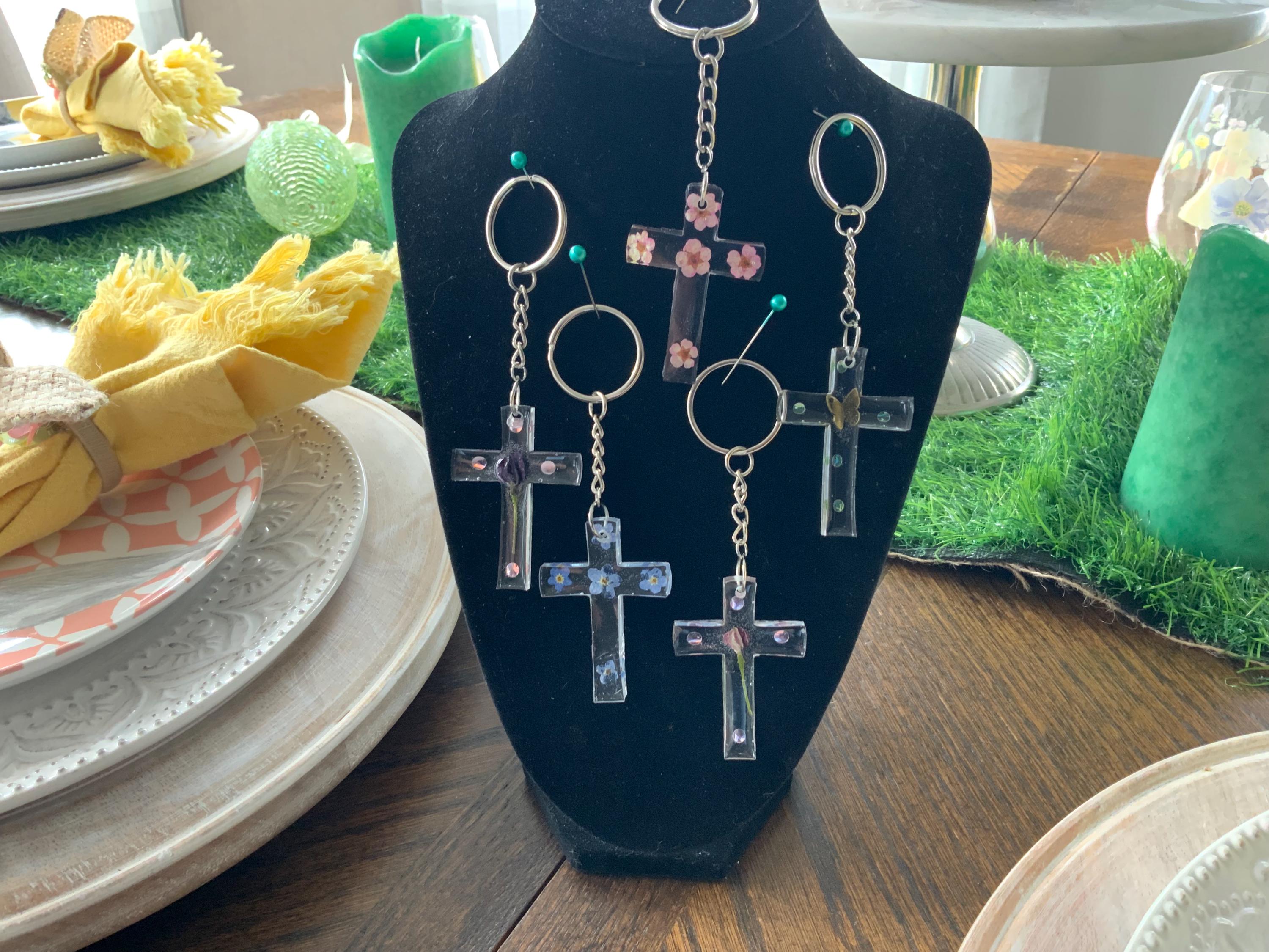 Cross Keychain/Pocketbook Charm
