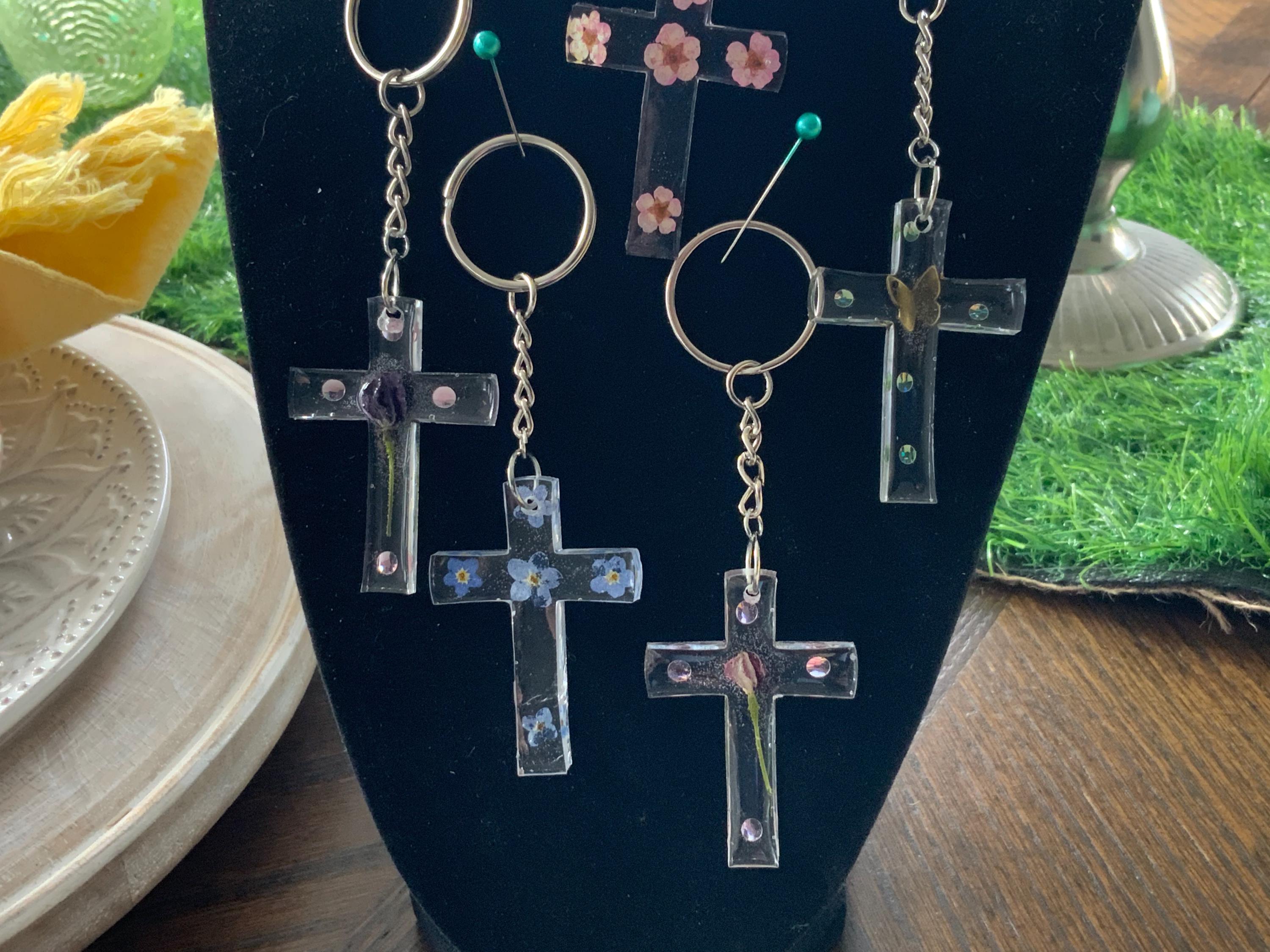 Cross Keychain/Pocketbook Charm