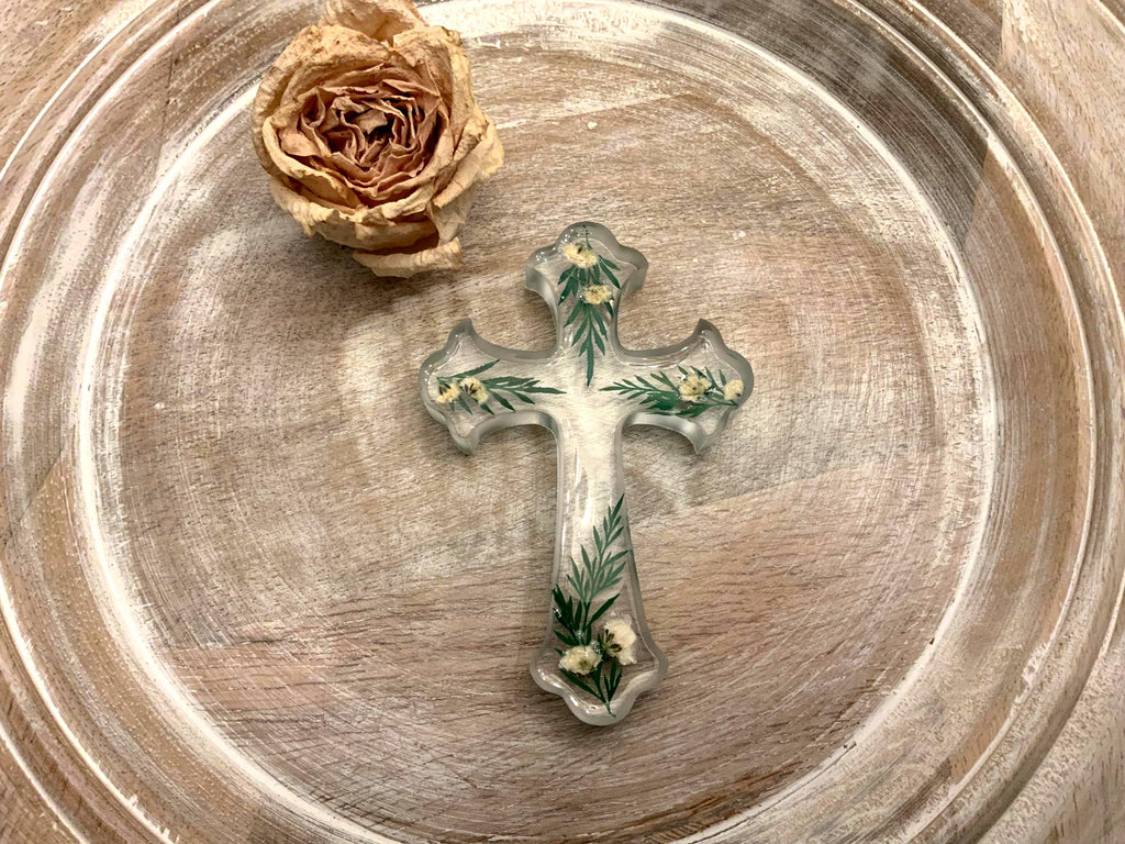 Personalized Communion Cross: Christening Favor, Confirmation Gift