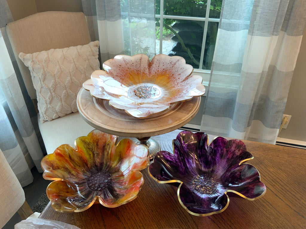 Resin Golden Luxe Bowl