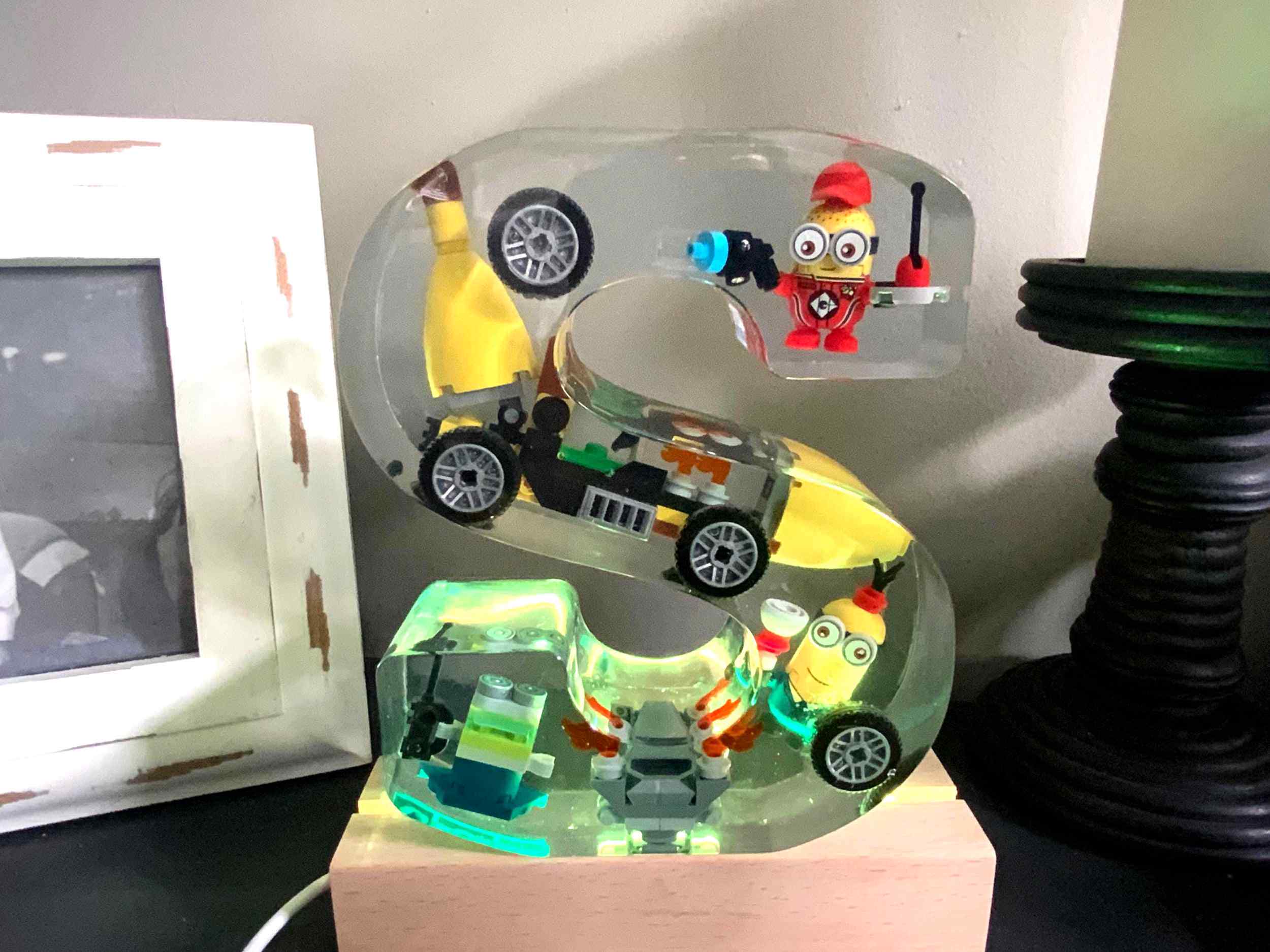 Minion Resin Lighted Letter – Letters A–Z – Kids Night Light Decor