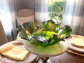 Resin Decorative Bowl – Emerald Green Swirl Epoxy Candy Dish