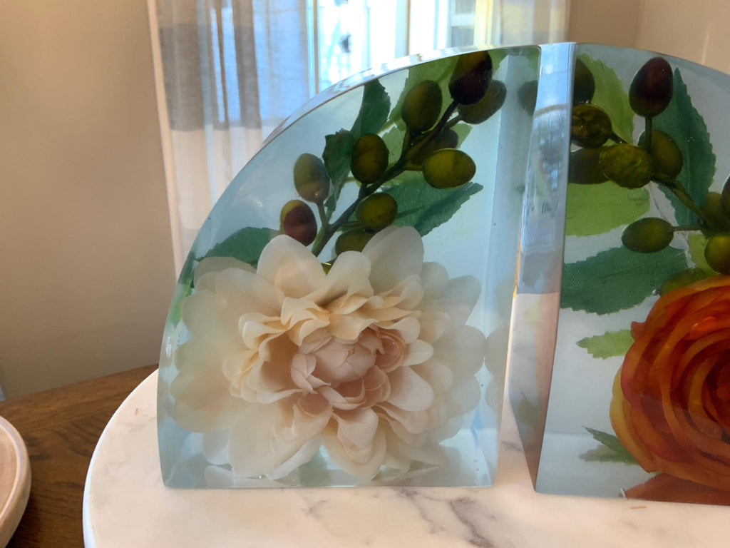 Autumn Floral Bookends