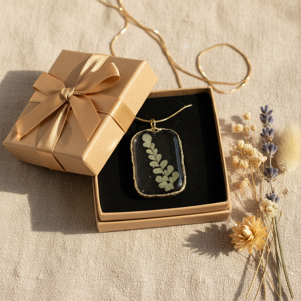 Fern & Gold - Gift with Chain