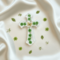 Floral Resin Cross – Christening, Baptism & Communion Gift - The Glossy Gift Shop