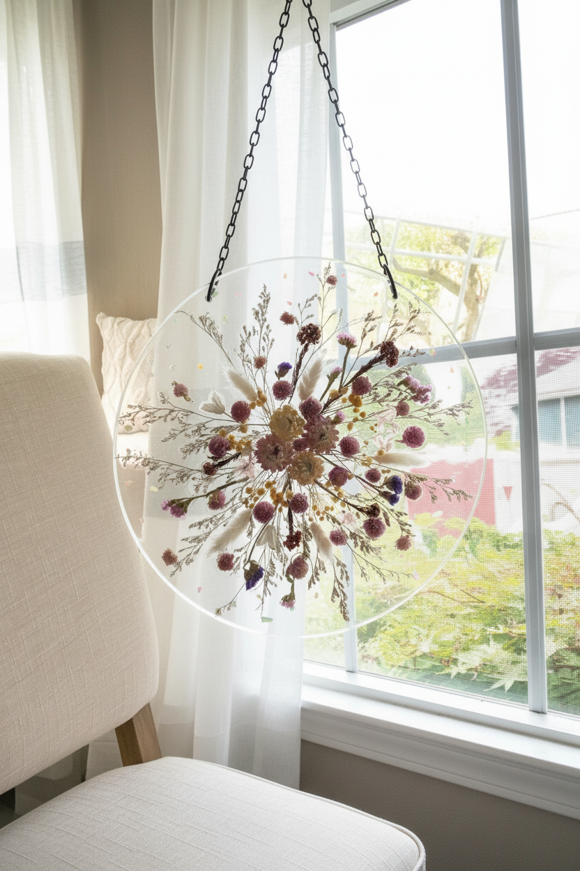 Floral Window Art - Using Product Reference