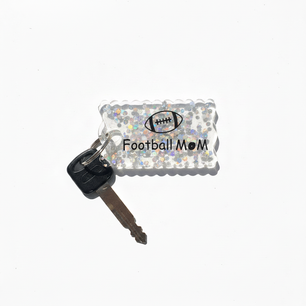 Football MoM Keychain