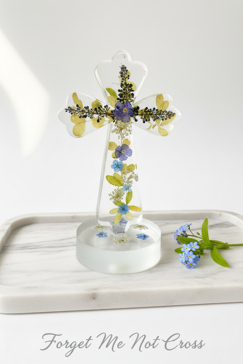 Forget Me Not Cross