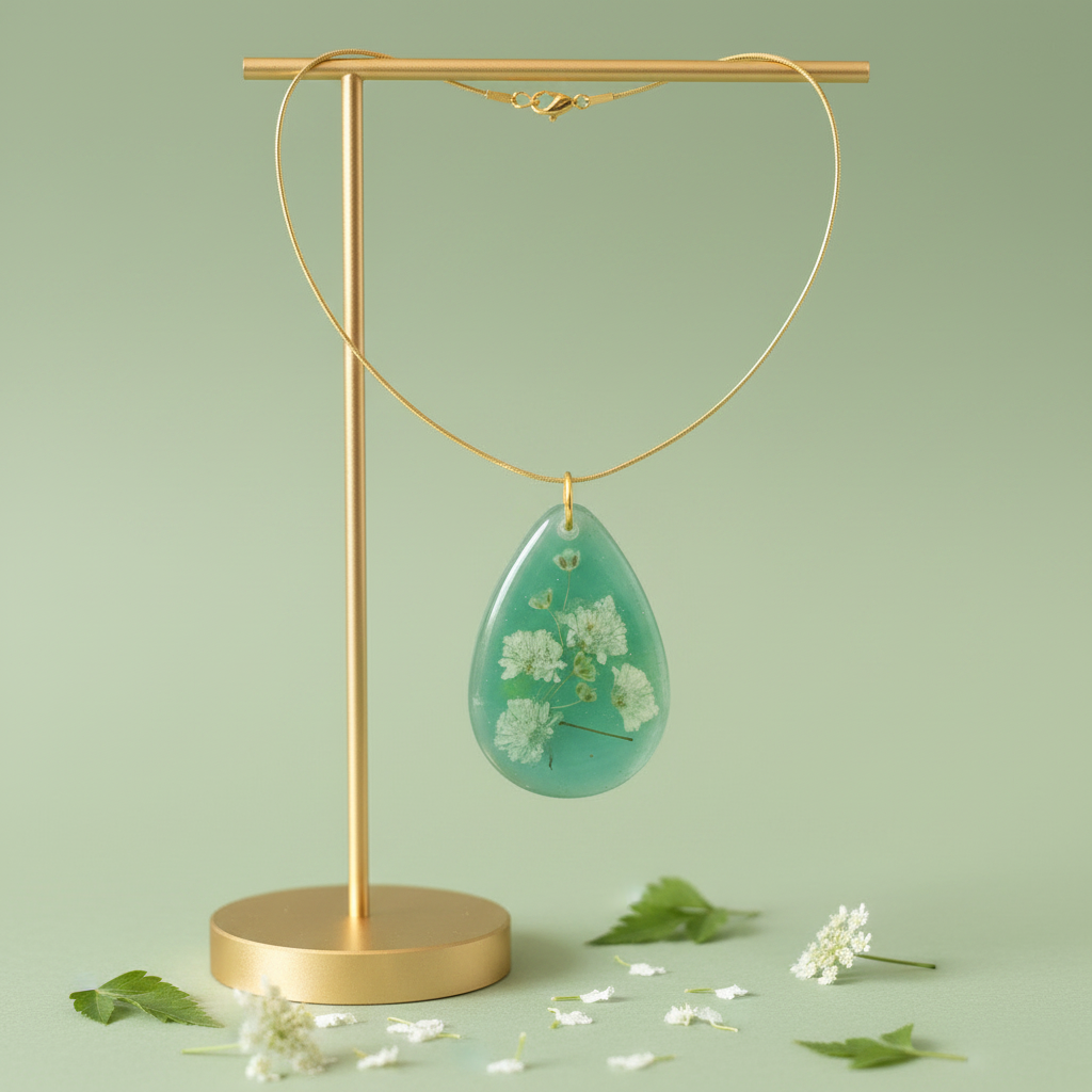 Gold display stand