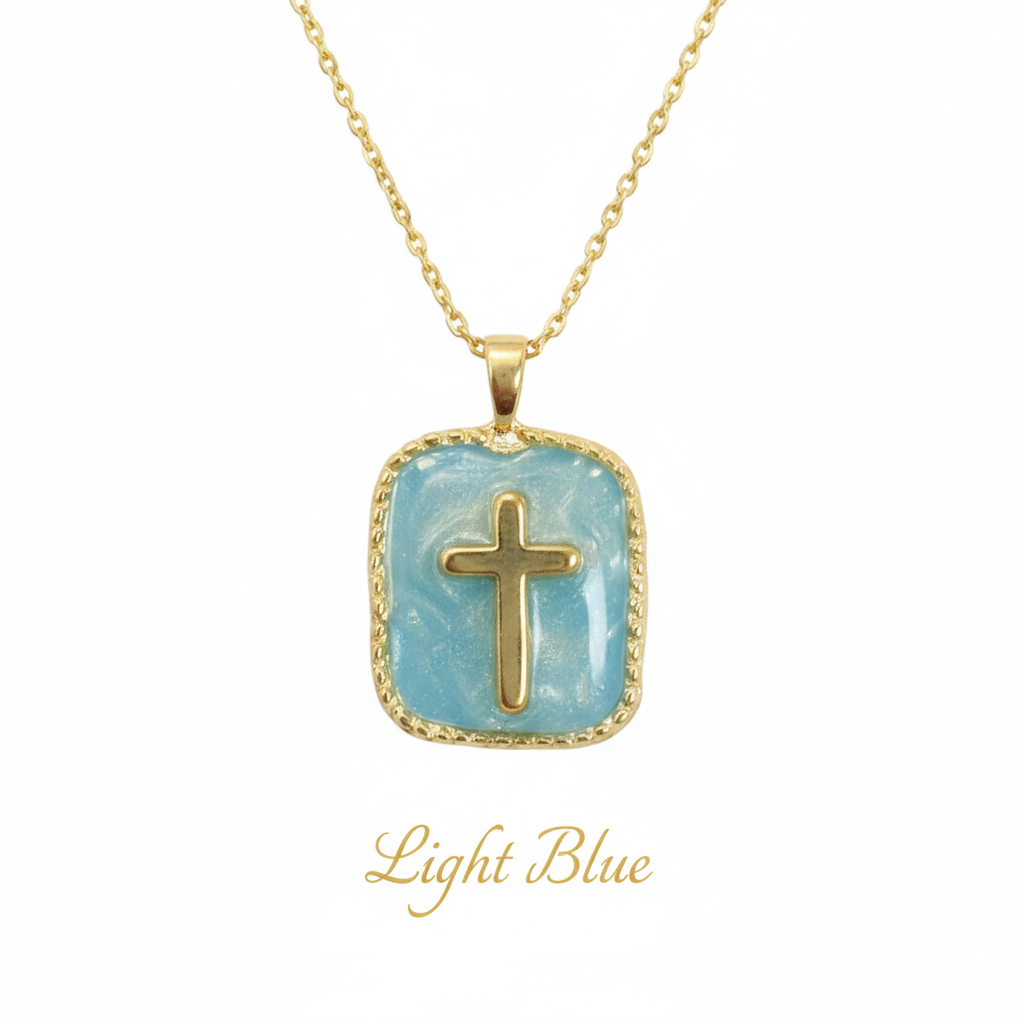 Gold Tone / Light Blue