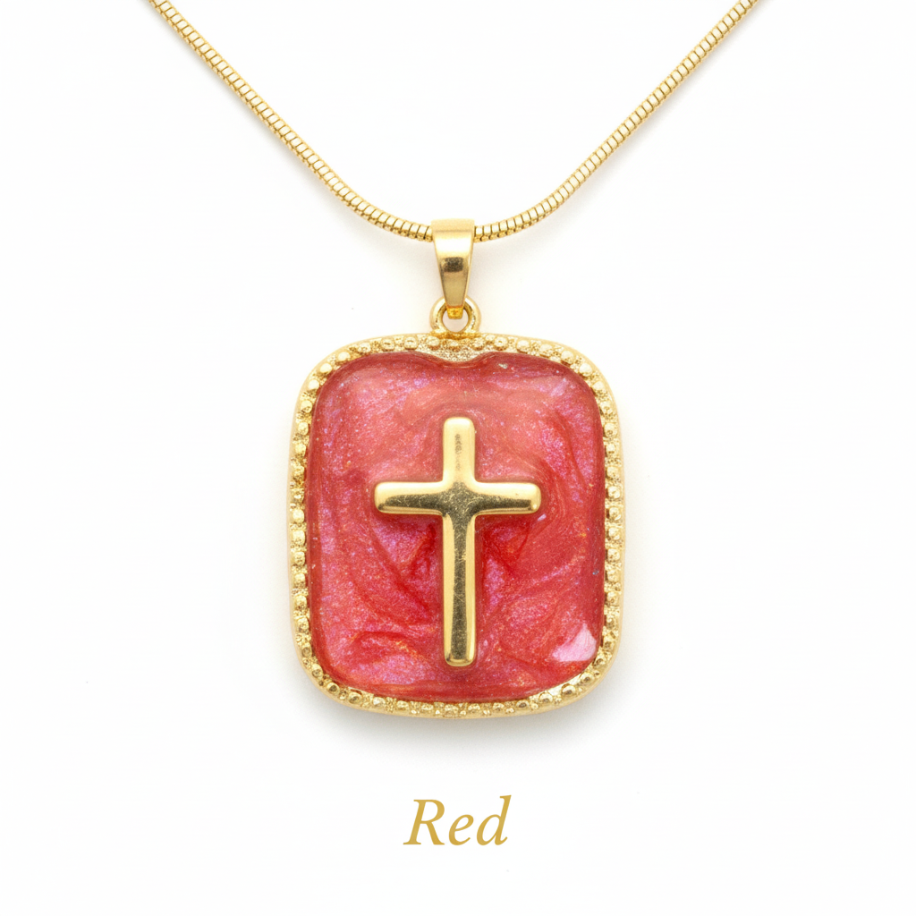 Gold Tone / Red